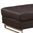 thumbnail image 3 of HomeRoots Brown Ottoman - 63 x 32 x 19 in., 3 of 3