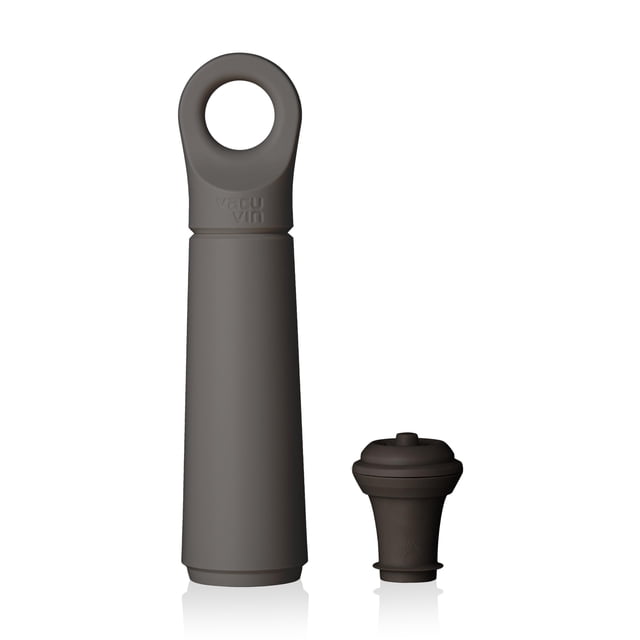 Vacu Vin Conservador de Vino con Bomba y Tapón en Grafito