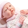 thumbnail image 3 of JC Toys, La Newborn Nursery 15.5" Soft Body Baby Doll 8 piece Gift Set-Deluxe Carry Fabric Basket-with Accessories-Pink Elephant Theme-Ages 2+, 3 of 6