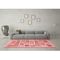 thumbnail image 3 of Ahgly Company Indoor Rectangle Abstract Red Modern Area Rugs, 8' x 12', 3 of 4