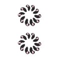 thumbnail image 1 of Greeniant 10Pcs Golf Iron Headcover Waterproof Head Black Protection Golfer Cover Red 4-9,A~X Tipo 1 2Conjunto, 1 of 1