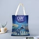thumbnail image 2 of Olaf Presents Bolso de tela con estampado de lienzo para mujer, bolsa de compras reutilizable y estética, con cremallera interior, regalo para mujer, 35 × 40 cm., 2 of 6