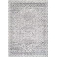 thumbnail image 2 of nuLOOM Vintage Exie Area Rug, 5 ft x 7 ft 5 in, Light Grey, 2 of 4