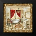 thumbnail image 2 of Gorham, Gregory 15x15 Black Modern Framed Museum Art Print Titled - Leopard Parisian Bath II, 2 of 5