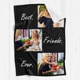thumbnail image 5 of Personalized Gifts for Mom Dad, Custom Throw Blankets with Photos, Customized Gifts for Women Men Family Friend Girlfriend on Birthday Christmas Mothers Fathers Day Valentines Day, 5 of 6