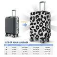thumbnail image 6 of Kdxio Similar To Leopard Print Pattern Luggage Cover for Travel,Elastic and Durable,Fits 18-32 Inch,Anti-Scratch Suitcase Protector, 6 of 9