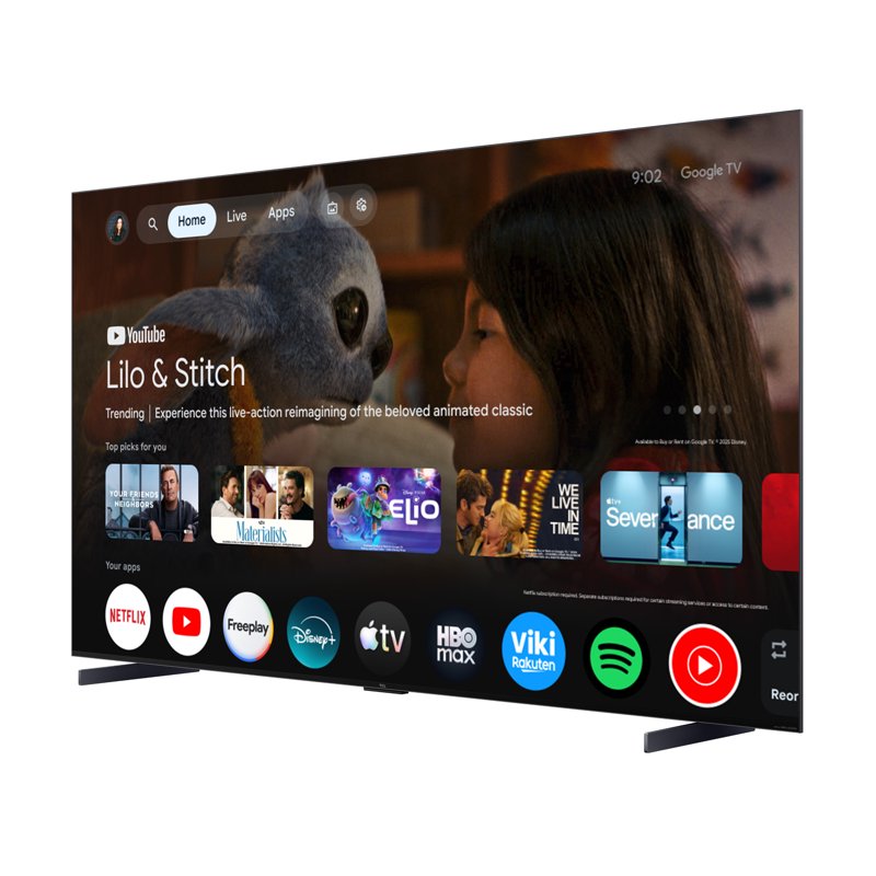 TCL 98” QM7L Series SQD-Mini LED QLED Smart Google TV (NEW 2026) - TCL Deep Color System with Super QLED, Up to LD2100 Precise Dimming Series, Up to HDR3000 Peak Nits, Bang & Olufsen Audio - 98QM7L gallery view