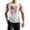 Red, variant on Men's Sleeveless Muscle Tank Top With USA Flag 'H' Print Gym Workout Athletic Vest For Bodybuilding And Fitness