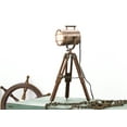 thumbnail image 6 of Antique Vintage Desktop Searchlight Adjustable Wood Tripod Lamps LED Table Spotlights Home Decor Copper, 6 of 7