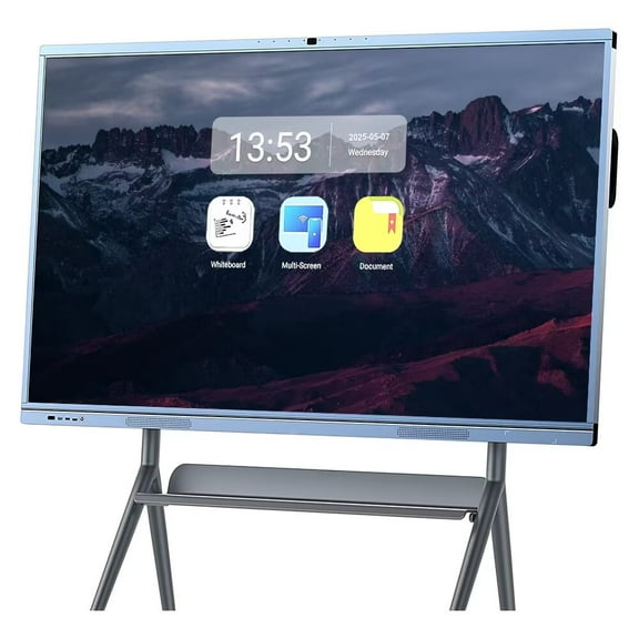 OmninexHub 4K UHD Smart Board 65", Touch Screen Digital Electronic Calendar All-In-One Smartboard Interactive Whiteboard Android & Windows OS