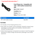 thumbnail image 2 of Front Pitman Arm - Compatible with 1999 - 2000 Cadillac Escalade Base 4WD, 2 of 2