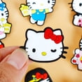thumbnail image 2 of Crocs de zapatos de PVC de dibujos animados, dijes de hebilla de Hello Kitty, decoración de zapatos DIY, accesorios de zapatillas, regalos al por mayor, Sanrio, 1 pieza, 2 of 2