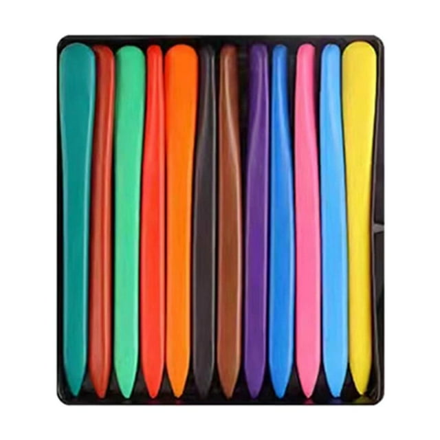 Washable Easy Grip Large Crayon Sticks Art Supplies For Toddlers Kids Children School Drawing Set