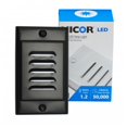 thumbnail image 1 of NICOR Éclairage STP-10-120-VBK LED Step Light avec Façade Verticale Noire, 1 of 6