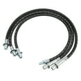 thumbnail image 2 of Kit de Conduite de Frein Prolongée, 3pcs Caoutchouc Tuyau de Frein Stable Performance pour la Réparation, 2 of 8