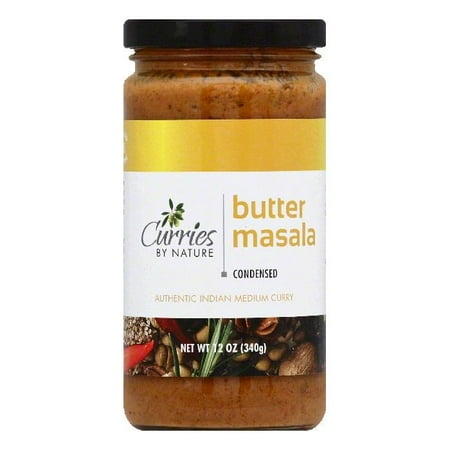 Curries By Nature Butter Masala Medium Condensed Curry, 12 OZ (Pack of