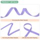 thumbnail image 2 of Cinta de sesgo de doble pliegue Uxcell 1/2" 55 Yardas para Coser/Costura/DIY Lila, 2 of 6