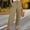 Brown, variant on Womens Linen Pants Tapered Linen Pants for Women Linen Joggers for Women Women's Spring Pants Cotton Gauze Pants for Women Boho Pants Spring Outfits for Women Vacation Beach Pants
