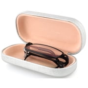 1PACK Gabii Z8801 Metal Rectangle Men's/Women's Blue Light Block Foldable Readers W/ Case +2.50