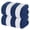 Mild Navy Blue, variant on Luxury Cabana Stripe Cotton Beach Towels, Beige, 35 x 70, 2 Pack