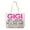 White , Pink, variant on Gigi Definition Canvas Tote Bag Grandma Gift Idea Book Bag