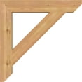 thumbnail image 3 of Ekena Millwork 3 1/2"W x 24"D x 24"H Traditional Slat Smooth Bracket, Western Red Cedar, 3 of 4