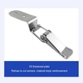 thumbnail image 3 of Kenally 4 Pieces Stainless Steel Lever Closure Door Anti-corrosive Drawer Lock Pre-drilled Electroplate Wardrobe Glossy Stylish Type2, 3 of 6