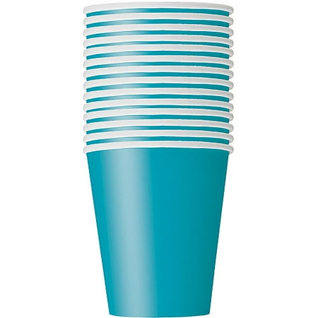Paper Cups, 9 oz, Teal, 14ct