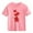 Pink, variant on Girls Valentine Heart Jar Print Short Sleeve T-Shirt - 100% Cotton Cute Casual Top for Kids, Sizes 110-150, Black,Size 7 T
