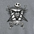 thumbnail image 3 of The Nightmare Before Christmas - Jack Misfit Love - Women's Short Sleeve Graphic T-Shirt, 3 of 5