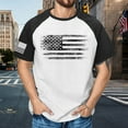 thumbnail image 4 of Caqnni 3D American Flag and Shirt USA Flag T-Shirt Patriotic Shirt Men's Graphic Tees Shirts for Men Patriotic T Shirt (Z02-White,M), 4 of 4