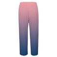thumbnail image 4 of iHPH7 Womens Fall Pants Wide Leg Linen Pants for Women Loose Pants for Women Linen Pants Women Travel Pants Women Palazzo Pants for Women Lounge Pants Women Purple M, 4 of 9