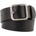 thumbnail image 2 of 1pc Women Leather Belt Women Fully Adjustable Casual Belt Square Shape Buckle For Women, 2 of 5