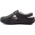 thumbnail image 3 of Women's Therafit Chloe Clog Navy Print Leather 40 MW, 3 of 5