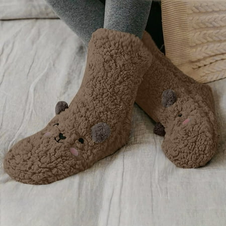 

Fashion Socks Winter Keep Warm Women Printed Ladies Thick Cashmere Socks
