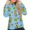 thumbnail image 4 of KLL Sunflowers And Bees for Womens Pullover Hoodie with Pocket Hooded Long Sleeve Shirts Sweatshirt for Women-Large, 4 of 7