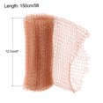 thumbnail image 2 of Uxcell Copper Mesh Blocker Stopper Mesh Fill Fabric Mesh 5ft x 5inch for Building Hole, 2 of 5