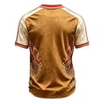 thumbnail image 4 of 2026 USA Soccer Jersey Shirts for Men Crewneck Short SleeCrewe Fan International Soccer Shirt Retro Summer Tee Beach Top Earthy Yellow M, 4 of 4