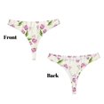 thumbnail image 3 of Fotbe Tulips Flowers Tanga Sin Costuras para Mujer con Estampado – Panties Invisibles, Transpirables y Cómodos para Uso Diario-Medium, 3 of 6