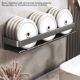 thumbnail image 4 of Floating Shelves Wall Mounted, Muti Purpose Wall Mounted Storage Shelves Bathroom Rack Large Capacity Wall Storage Shelves for Bedroom Living Room Bathroom Kitchen, 4 of 7