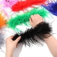 thumbnail image 3 of Pulsera femenina farfi plumas furry colores brillantes pulsera versátil retro pulsera anillo de moda tocado festivo, 3 of 5