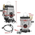 thumbnail image 5 of Motorcycle Carburetor 15mm 2 Stroke Carburettor for 43Cc 47Cc 49Cc 50Cc 52Cc Scooter ATV Dirt Bike Lawn Mower, 5 of 6