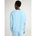 thumbnail image 5 of Scoop Women's and Women's Plus Scubaknit Cropped Sweatshirt with Drop Sleeves, Size XS-4X, 5 of 5