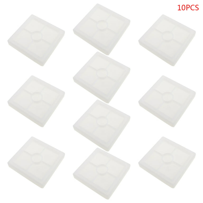 4 Pack DIY Square Coaster Silicone Mold, Molds for Casting with Resin,  Cement
