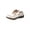 White, variant on Top-Grain Leather Genuine Hand-Stitched Color-Block Women's Casual Sneakers