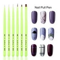 thumbnail image 3 of Tnobhg Nail Art Pen Fruit Green Versatile Easy to Use Lightweight UV Manicure Pen for Beautiful Nail Designs, 3 of 8