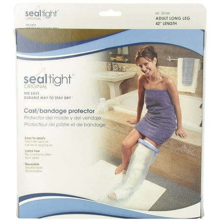 Seal Tight ORIGINAL Cast and Bandage Protector, Best Watertight Protection, Adult Long
