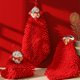 thumbnail image 3 of 2024 Año Nuevo Chino Toalla de Mano Cocina Colgante Suave Coral Pañuelo Trapo Rojo, 3 of 11