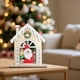 thumbnail image 1 of Hogar y cocina, Decoración del hogar, Decoración navideña, Decoraciones navideñas de casas de madera para mesa de escritorio, Decoración festiva para fiestas, Adorno de madera, 1 of 6