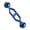 Blue, variant on Almencla Aluminum Alloy Underwater Extension Arm Diving Tray for Video Light Lighting Blue
